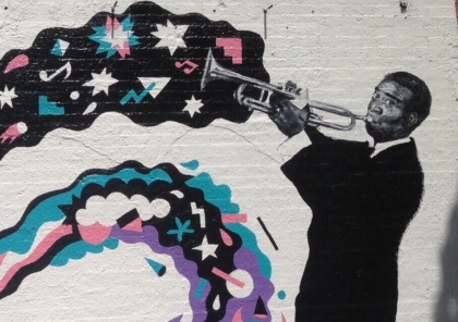 Street Art aus NYC: Jazz-Musiker zaubert Bilder mit seiner Musik