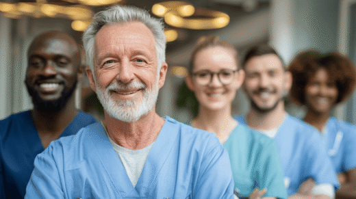 Team bestehend aus Pflegenden mit unterschiedlichem Erfahrungsschatz