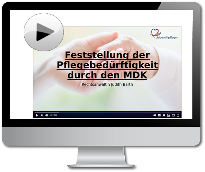 Video: Feststellung der Pflegebedürftigkeit durch den MD
