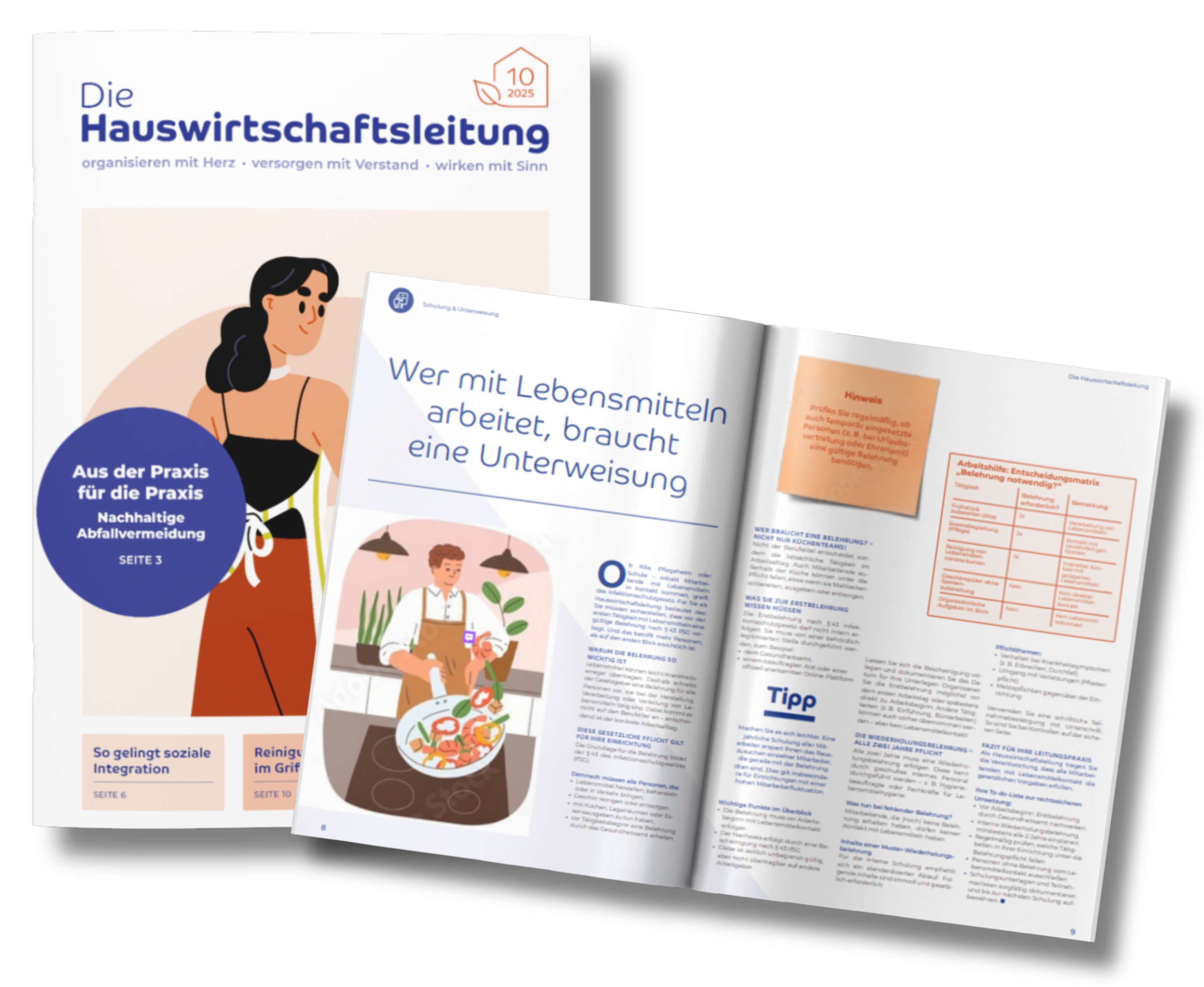 Die Hauswirtschaftsleitung