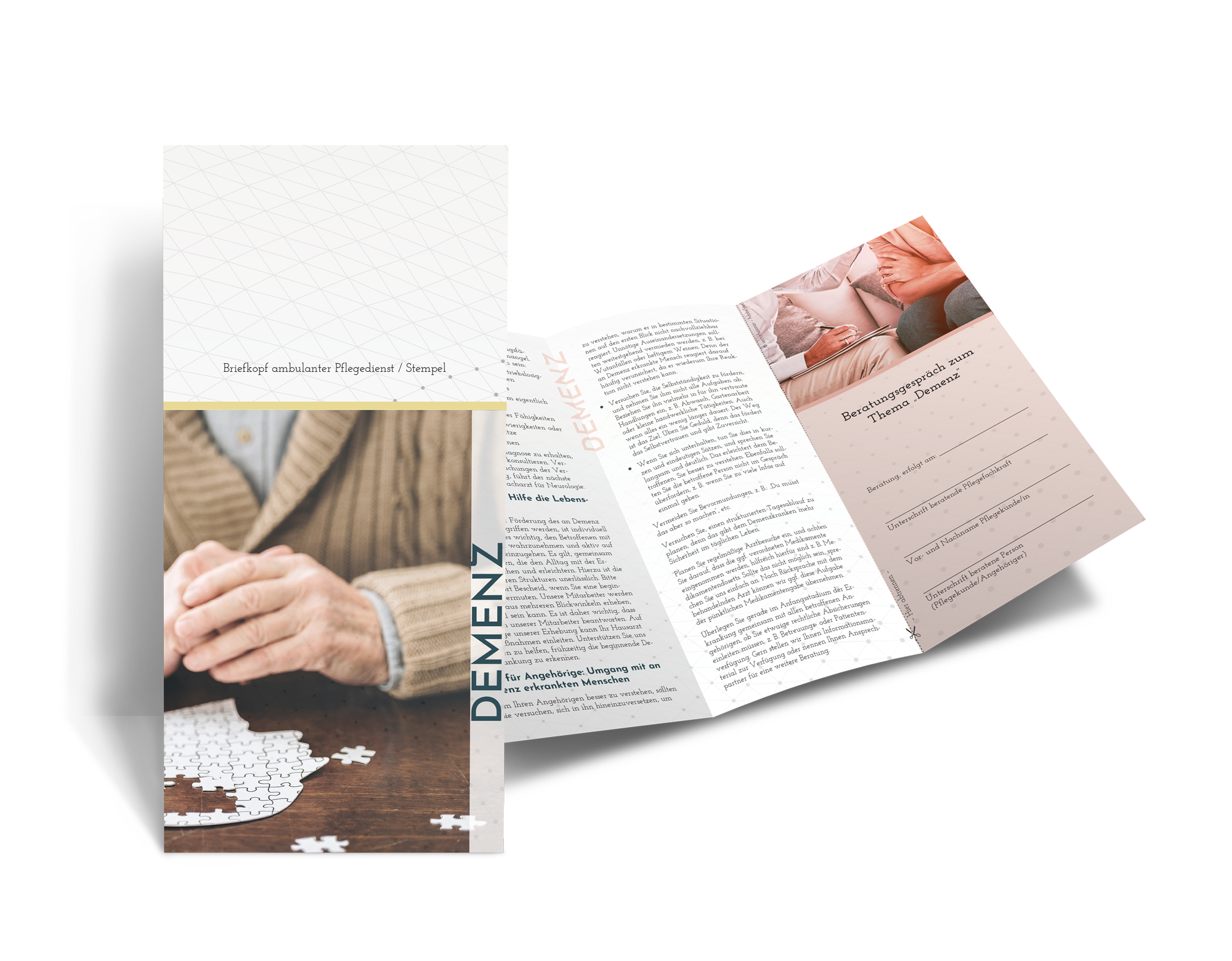 Beratungsflyer zum Thema 