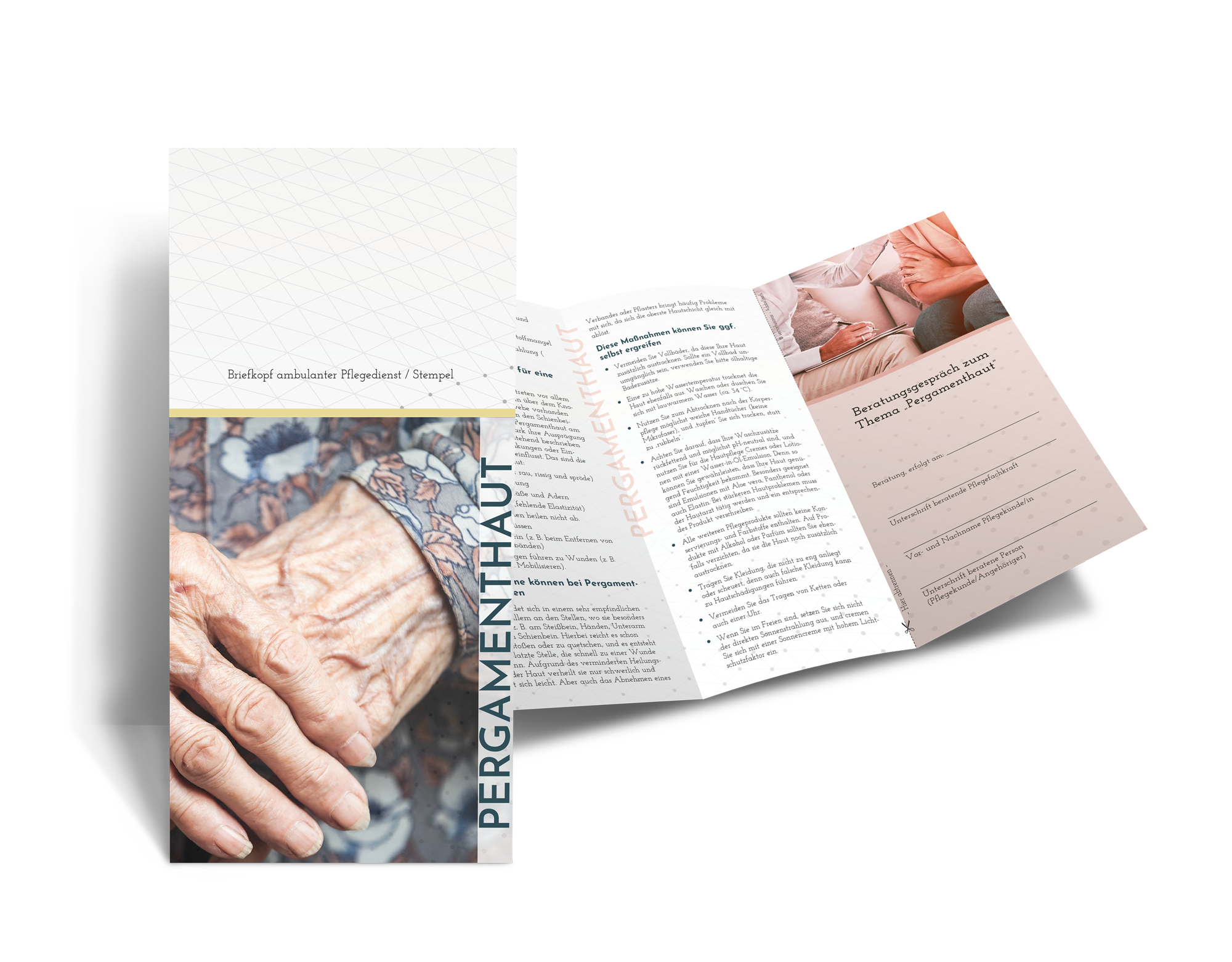 Beratungsflyer zum Thema 