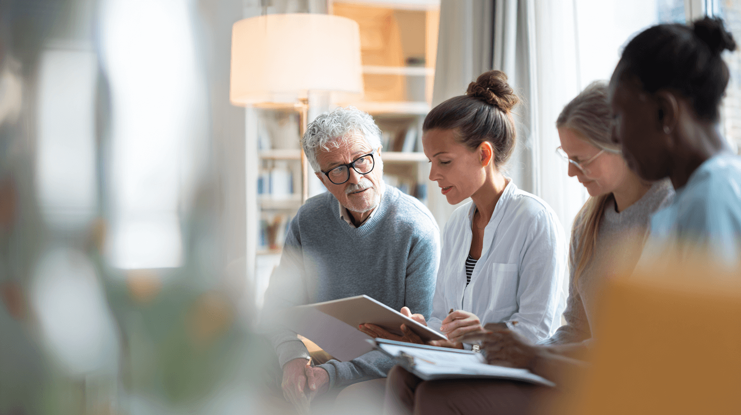 Teambesprechung in der Altenpflege_Symbolbild für neue QPR 2026