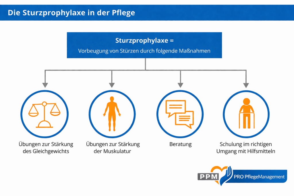 Sturzprophylaxe in der pflege infografik