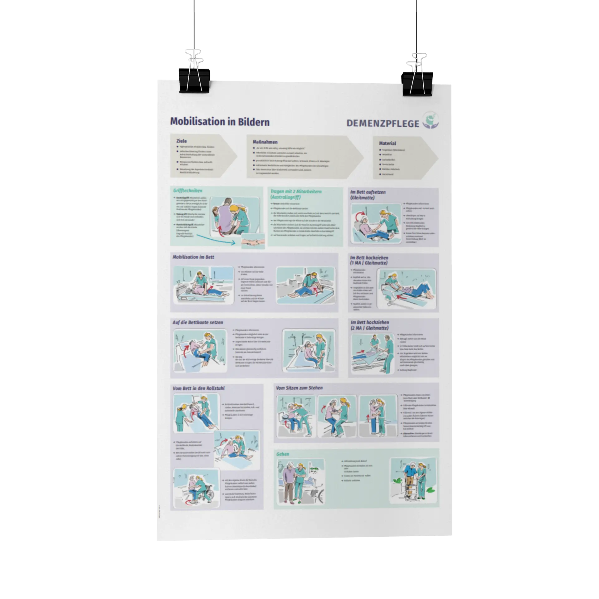 Poster "Mobilisation in Bilder"